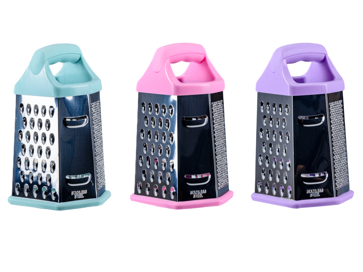 ТЕРКА металлическая 6-тигранная 20 см (арт. 991090, код 185566)