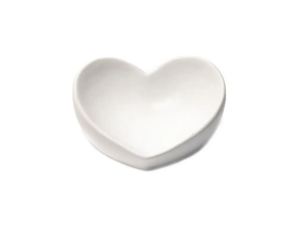 ПОДСТАВКА фарфоровая "Сердце" 13,5*12,5*7,3 см (арт. 22224-2MW, код 254866)