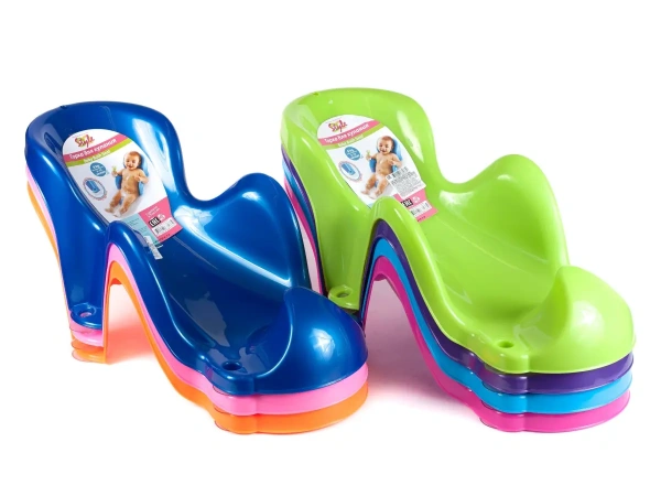 ПОДСТАВКА (ГОРКА) ДЛЯ КУПАНИЯ ДЕТЕЙ пластмассовая на присосках 52*24*22 см (арт. 11104R, код 681370)