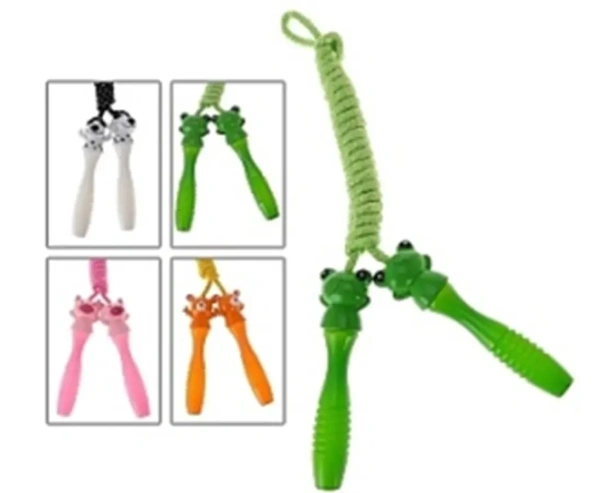 СКАКАЛКА с пластмассовыми ручками 210 см (код 537431)