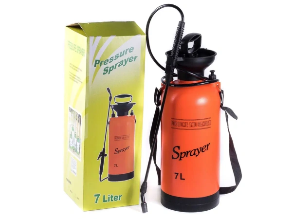 ОПРЫСКИВАТЕЛЬ САДОВЫЙ пластмассовый 7 л (арт. SX-CS7F, код 159819)