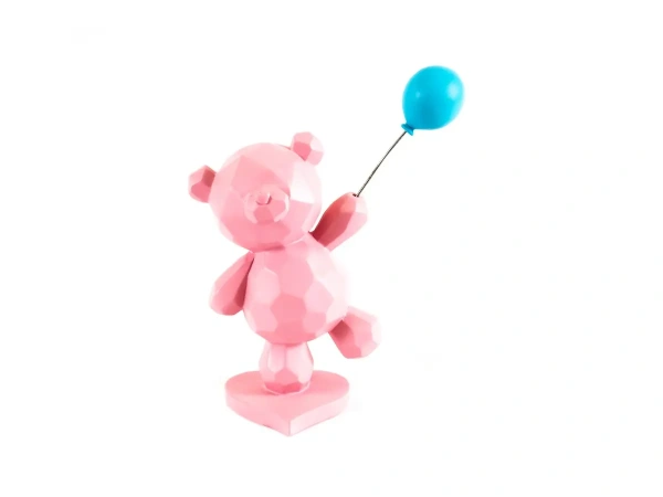 СТАТУЭТКА полистоун "Медвежонок с воздушным шариком" 10*6*21,4 см (арт. 29749839, код 260195)