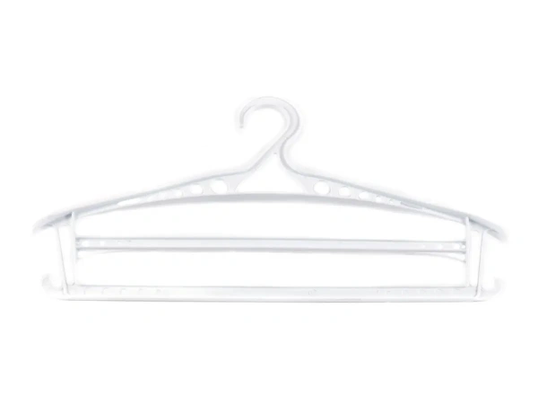 ВЕШАЛКА пластмассовая 48-50 размер 42 см (арт. Р2913БЕЛ , код 052843)