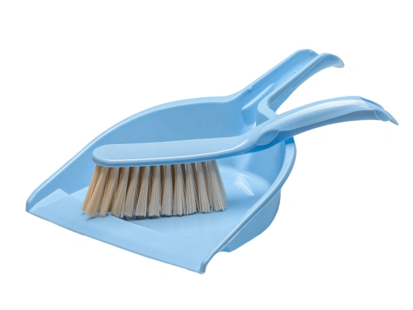 НАБОР ДЛЯ УБОРКИ ПОМЕЩЕНИЯ пластмассовый 2 пр.: совок 30*9,5*20,5 см, щетка 27*9,5 см (арт. HEBACN25004, код 294725)