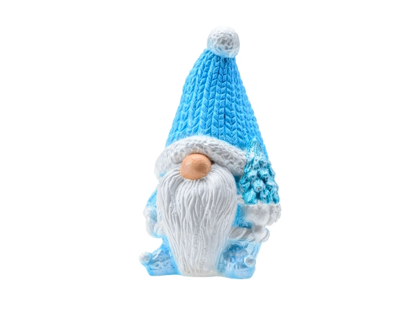 КОПИЛКА гипсовая "Новогодний гном" 19 см (арт. G024-19-101K, код 073843)