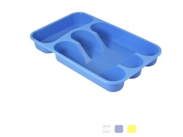 ЛОТОК ДЛЯ СТОЛОВЫХ ПРИБОРОВ пластмассовый "Селеста" 34*21 см (арт. С408, код 785019)