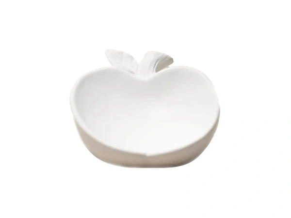 ПОДСТАВКА фарфоровая "Яблоко" 13,8*13,8*7,6 см (арт. 22223-2MW, код 254842)
