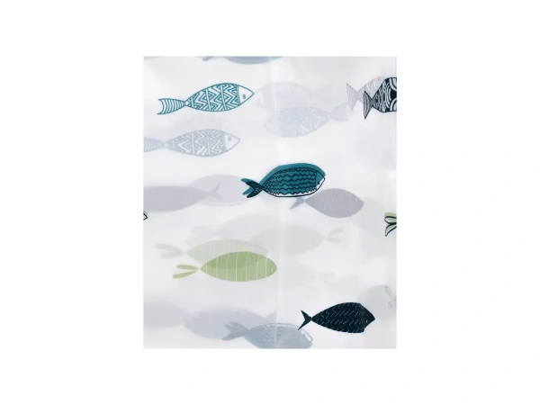 ЗАНАВЕС-ШТОРКА ДЛЯ ВАННОЙ полиэстер "Аквариум" 180*180 см (арт. 6666-2227-1, код 019693)