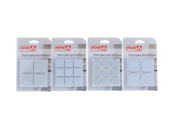 НАБОР НАКЛАДОК ДЛЯ МЕБЕЛИ ева в ассортименте 4 шт. 3,8 см или 9 шт. 2,5 см (арт. M-00571, код 264704)