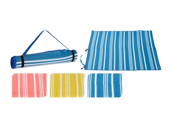 КОВРИК ПЛЯЖНЫЙ плетеный (полипропилен) 120*180 см (код 466530)