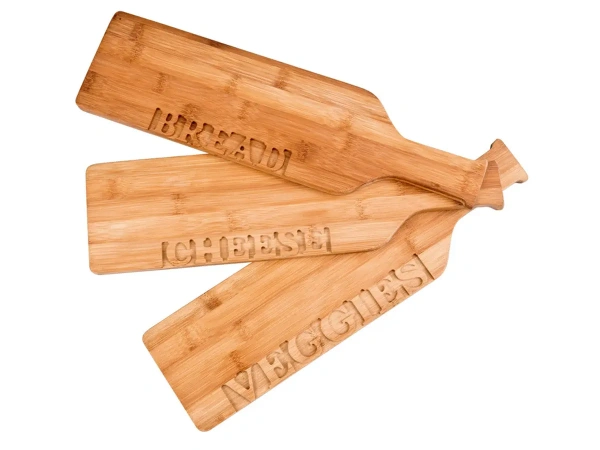 ДОСКА РАЗДЕЛОЧНАЯ бамбуковая 40*11*1 см (код 223971)