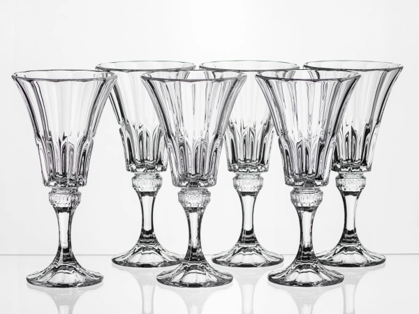 НАБОР БОКАЛОВ ДЛЯ ВИНА стеклянных "WELLINGTON" 6 шт. 280 мл (арт. 9K7/1KC88/0/99S37/280-669, код 870957)