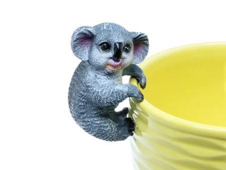 УКРАШЕНИЕ ДЛЯ ЦВЕТОЧНОГО ГОРШКА полистоун "Коала Юна" 6*6*11 см (арт. 30540623, код 274079)