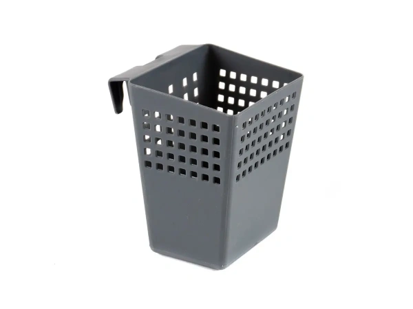 ОРГАНАЙЗЕР пластмассовый "Лофт" навесной серый 9*11*14 см (арт. 720018, код 334899)