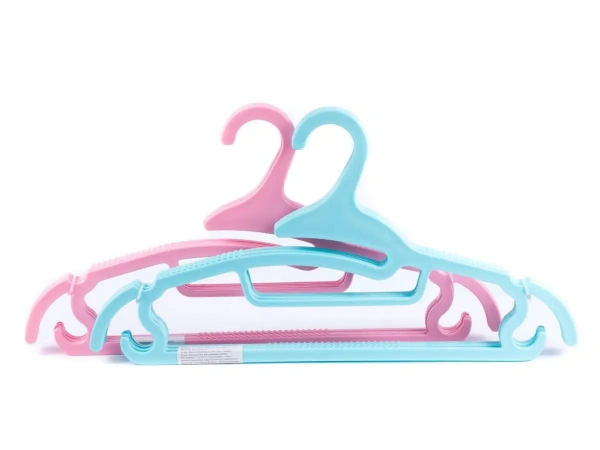 НАБОР ВЕШАЛОК ДЛЯ ОДЕЖДЫ пластмассовых 5 шт. 41 см (арт. 13352, код 161553)