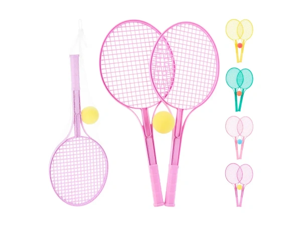 НАБОР ДЛЯ ИГРЫ В ПЛЯЖНЫЙ ТЕННИС 3 пр.: 2 ракетки, мяч (код 458689)