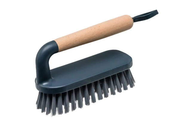 ЩЕТКА УНИВЕРСАЛЬНАЯ пластмассовая с деревянной ручкой 18,5*5,5*10,5 см (арт. BEL-014, код 271726)