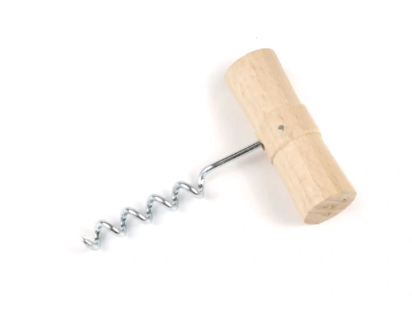 ШТОПОР металлический с деревянной ручкой 10 см (арт. BB101412, код 121724)