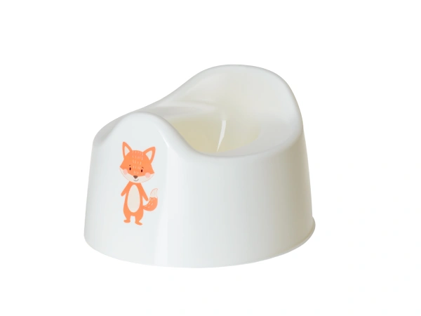 ГОРШОК ДЕТСКИЙ пластмассовый белый 27,5*25,4*17 см (арт. 431333016, код 422881)