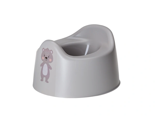 ГОРШОК ДЕТСКИЙ пластмассовый светло-бежевый 27,5*25,4*17 см (арт. 431333034, код 422898)