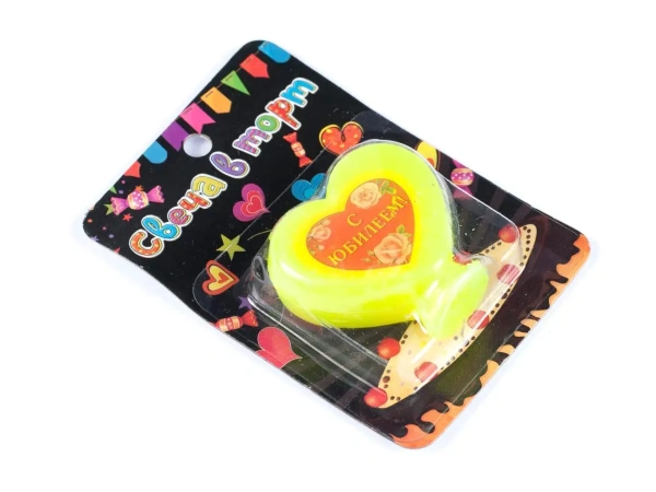 СВЕЧА декоративная ''С юбилеем'' 4*4 см (арт. 10842179, код 430006)