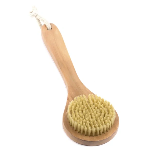 ЩЕТКА-МАССАЖЕР с деревянной ручкой 25 см (арт. 26468523, код 201952)
