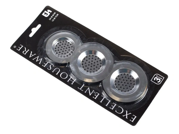 НАБОР ФИЛЬТРОВ ДЛЯ МОЙКИ металлических 3 шт. 8/8/7 см (код 800603)