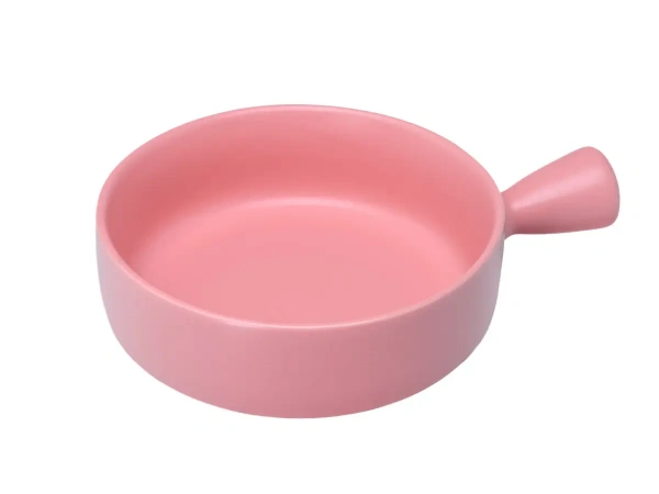 ФОРМА ДЛЯ ЗАПЕКАНИЯ керамическая с ручкой 20,5 см (арт. Z11134-M.Pink, код 266111)