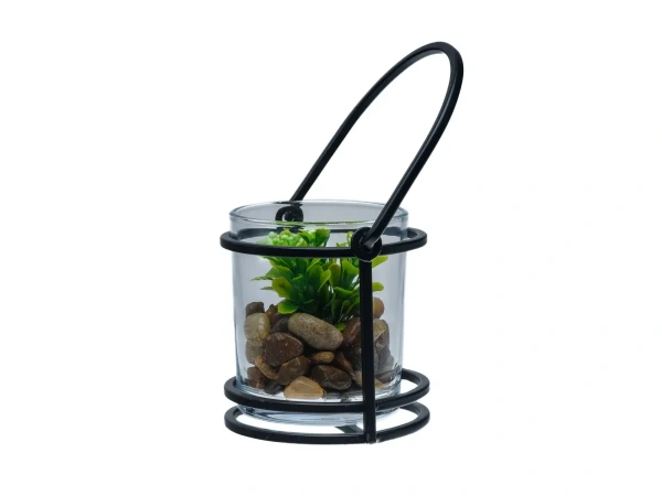 ЦВЕТОК искусственный в горшке 10*9 см (код 547079)