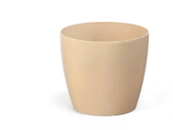 КАШПО пластмассовое "Magnolia" капучино 13,5*12 см (арт. LA201-56, код 562015)