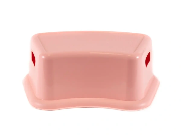 ПОДСТАВКА пластмассовая детская светло-розовая 37,5*25*13 см (арт. 431367133, код 606164) (модель 13671)