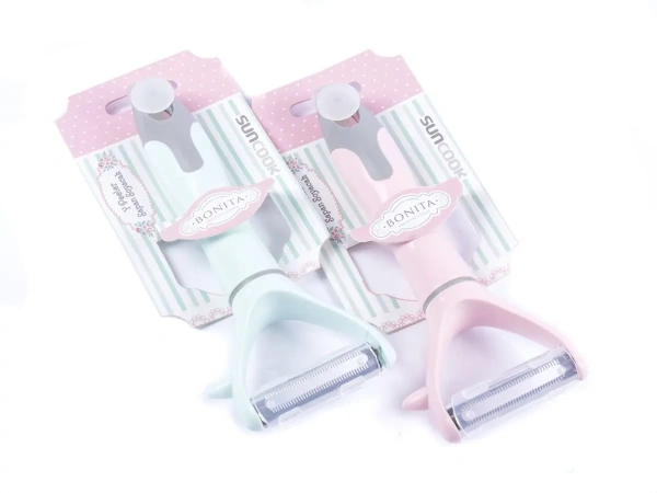 СКРЕБОК ДЛЯ ОЧИСТКИ ОВОЩЕЙ металлический с пластмассовой ручкой 17 см (арт. SC-2629, код 726290)