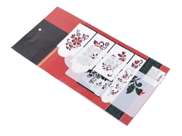 ТРАФАРЕТ ДЛЯ ТОРТА пластмассовый 25*12 см (арт. 10993721, код 519055)