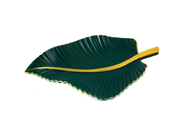 БЛЮДО деревянное декоративное "Лист" 35,5*20*5 см (арт. 28329061, код 261710)