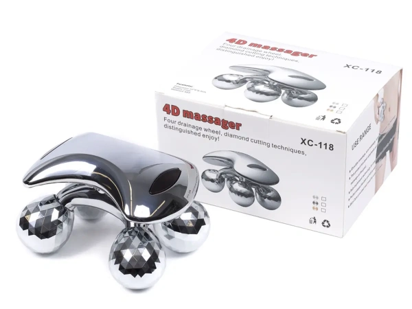 МАССАЖЕР пластмассовый роликовый 12*9,5*7 см (арт. FI12035, код 181056)