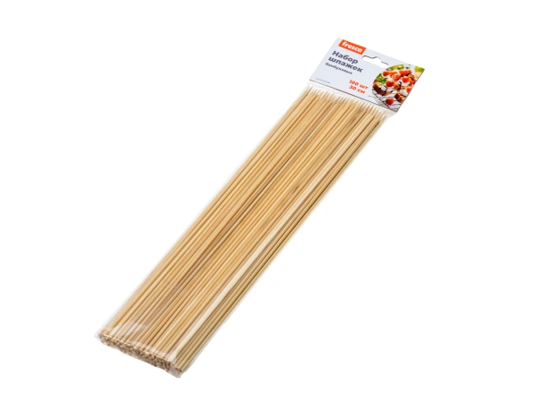 НАБОР ШПАЖЕК бамбуковых 100 шт. 30 см (арт. BB101800, код 239269)