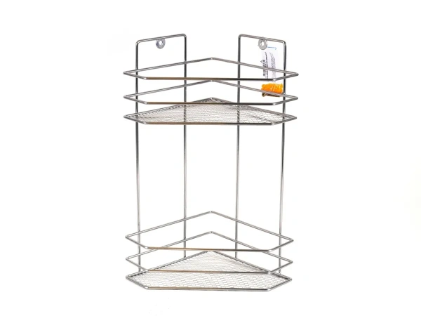 ПОЛКА ДЛЯ ВАННОЙ металлическая 2-хярусная 18*18*32 см (арт. ПТС-2, код 807671)