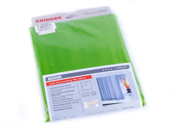 ЗАНАВЕС-ШТОРКА ДЛЯ ВАННОЙ текстильная ''Madison'' 180*200 см (арт. 45305, код 112237)