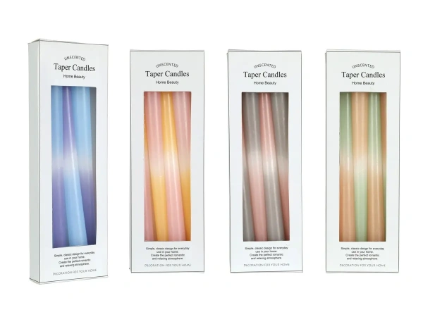 НАБОР СВЕЧЕЙ декоративных 4 шт. 25 см (код 011891)