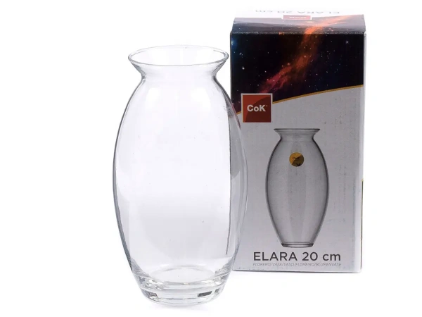 ВАЗА ДЛЯ ЦВЕТОВ стеклянная "Elara" 20 см (арт. 177-F2420, код 242266)