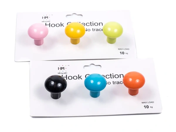 НАБОР КРЮЧКОВ пластмассовых 3 шт. (арт. VK12012, код 180561)