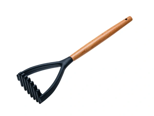 МЯЛКА ДЛЯ КАРТОФЕЛЯ силикон/нейлон с деревянной ручкой 31 см (арт. GS-09H001D-X12, код 275724)