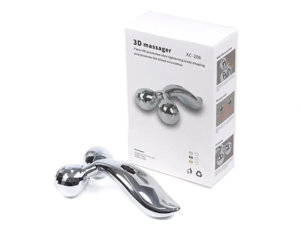 МАССАЖЕР пластмассовый роликовый 17*9,5 см (арт. FI12034, код 181049)