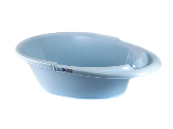 ВАННОЧКА ДЛЯ КУПАНИЯ пластмассовая детская светло-голубая 94*54*27 см/38 л (арт. 431326531, код 604009)