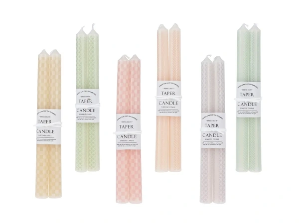 НАБОР СВЕЧЕЙ декоративных 2 шт. 25 см (код 011877)