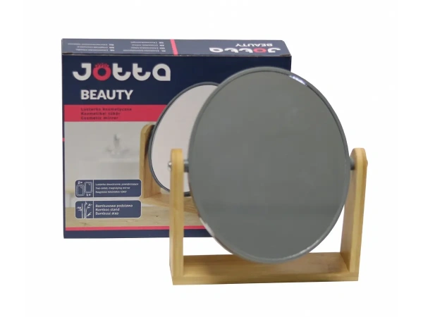 ЗЕРКАЛО стеклянное "Beauty" на бамбуковой подставке  14*17,5 см (арт. 8350715, код 507150)