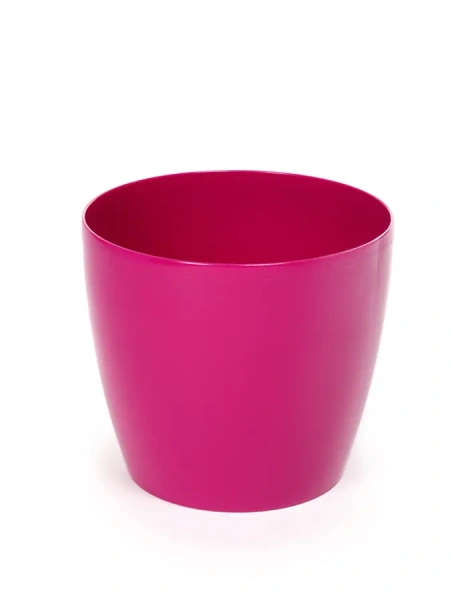 КАШПО пластмассовое "Magnolia" фуксия 13,5*12 см (арт. LA201-80, код 802012)