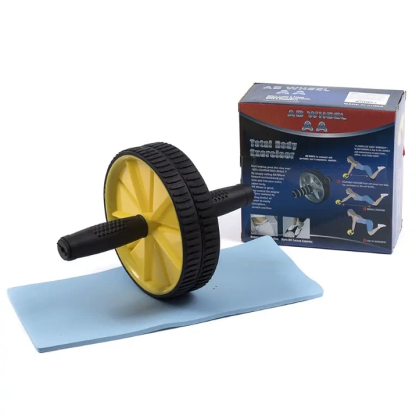 РОЛИК гимнастический для пресса 20*17*17 см + коврик (арт. 10225956, код 201471)