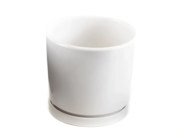 ГОРШОК ДЛЯ ЦВЕТОВ керамический с подставкой 14*13,5 см (арт. TX93006-3, код 251032)