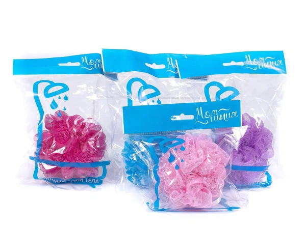 МОЧАЛКА пластмассовая "Шар" 10 см (арт. BB101676, код 000021)